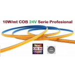 Tira LED 5 mts Flexible 24V 50W Estrecha (5mm) COB IP20 2700ºK, Serie Profesional Tira LED 5 mts Flexible 24V 50W Estrecha (5mm) COB IP20 2700ºK, Serie Profesional